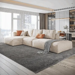 Samona Three Seater, Four Seater Corner Sofa, Leathaire(Samona Three Seater Sofa)