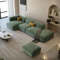 Valentina Three Seater Sofa, Four Seater, Corner Sofa, Velvet(Valentina Two Seater Sofa Velvet)