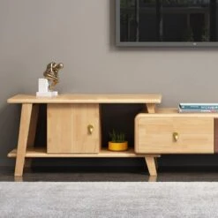 Brandy TV Stand, Oak(Brandy Tv Stand Oak) -Weilai Concept brandy tv stand oak weilai concept weilai concept 4