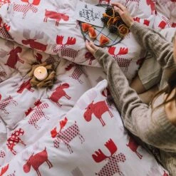 CA514 Cotton Duvet Cover + Bed Sheet + 2 Pillowcases, King, More Patterns Available(Ca414 Cotton Duvet Cover Bed Sheet 2 Pillowcases King More Patterns Available) -Weilai Concept ca514 cotton duvet cover bed sheet 2 pillowcases king more patterns available weilai concept pattern 4 weilai concept 5