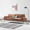 Caudill Thress Seater Sofa, Cowhide Leather(Caudill Two Seater Sofa Cowhide Leather)