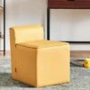 Clay Footstool, Leather(Clay Footstool Leather)