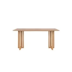 Gavril Rattan Dining Table, Oak, Rectangle(Gavril Rattan Dining Table Oak Rectangle) -Weilai Concept gavril rattan dining table oak weilai concept weilai concept 2