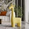 Giraffe Design Chair, Yellow Fabric, Kid Chair(Giraffe Design Chair Yellow Fabric)