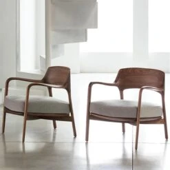 Hans Wegner Inspired Armchair, Dark Oak(Hans Wegner Inspired Armchair) -Weilai Concept hans wegner inspired armchair dark oak weilai concept weilai concept 3