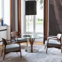 Hans Wegner Inspired Armchair, Dark Oak(Hans Wegner Inspired Armchair) -Weilai Concept hans wegner inspired armchair dark oak weilai concept weilai concept 4