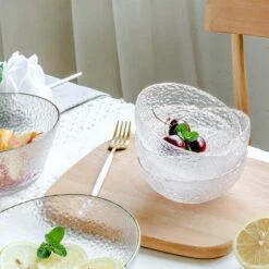 HO51 A Set Of Two Salad Bowls, Glassware(Ho51 Glassware) -Weilai Concept ho51 a set of two salad bowls glassware weilai concept weilai concept 4