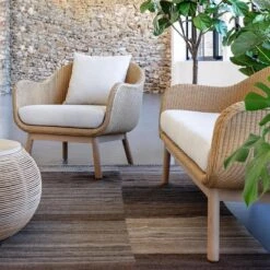 Julii Rattan Armchair, Two Seater Sofa, Outdoor Furniture(Julii Rattan Armchair Two Seater Sofa Outdoor Furniture) -Weilai Concept julii rattan armchair ourdoor furniture weilai concept weilai concept 5