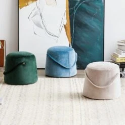 K82 Kid Footstool With Handle, Multiple Color Available(K82 Kid Footstool With Handle)