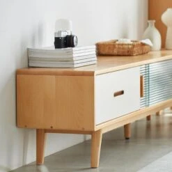 Karah TV Stand, Glass Door(Karah Tv Stand Ash) -Weilai Concept karah tv stand ash weilai concept weilai concept 4