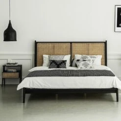 Lambeth Bedside Table, Black(Lambeth Side Table Oak) -Weilai Concept lambeth side table oak weilai concept weilai concept 4