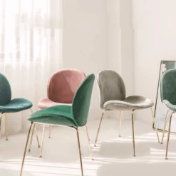 Lule Dining Chair, Velvet(Lule Dining Chair Velvet) -Weilai Concept lule dining chair velvet weilai concept weilai concept 3