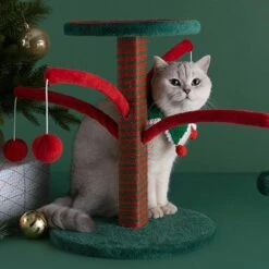 NA62 Pet Furniture Cat Kitten Christmas Tree, Scratcher Tree(Na62 Pet Furniture) -Weilai Concept na62 pet furniture cat kitten christmas tree weilai concept weilai concept 3