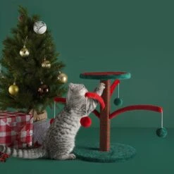 NA62 Pet Furniture Cat Kitten Christmas Tree, Scratcher Tree(Na62 Pet Furniture) -Weilai Concept na62 pet furniture cat kitten christmas tree weilai concept weilai concept 4