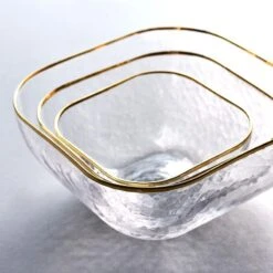 OU14 A Set Of Three Salad Bowls, Glassware(Ou14 A Set Of Three Salad Bowls Glassware) -Weilai Concept ou14 a set of three salad bowls glassware weilai concept weilai concept 4