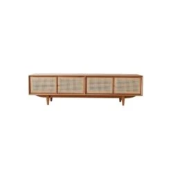 Pavia TV Stand, Rattan & Oak(Pavia Tv Stand Rattan Oak) -Weilai Concept pavia tv stand rattan oak weilai concept weilai concept 2