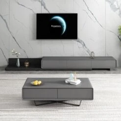 Pina Extendable TV Stand, Plywood(Pina Extendable Tv Stand Plywood) -Weilai Concept pina extendable tv stand plywood weilai concept weilai concept 7