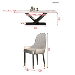 Sanders Dining Table, Sintered Stone(Sanders Dining Table) -Weilai Concept sander