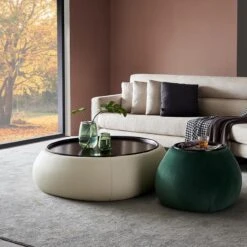 TG24 Coffee Table Set, Cream & Green(Tg24 Coffee Table Set) -Weilai Concept tg24 coffee table set weilai concept weilai concept 4