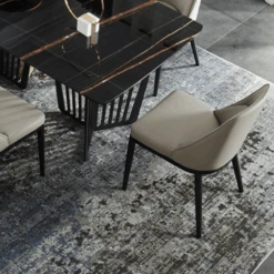 Thelma Dining Chair, Italian Design(Thelma Dinning Chair Real Leather Italian Design) -Weilai Concept thelma dining chair real leather italian design weilai concept weilai concept 3 1