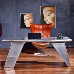 U8 Aviator Office Desk, Aviation Desk, Aluminium(U8 Aviator Office Desk) -Weilai Concept u8 aviator office desk weilai concept weilai concept 4