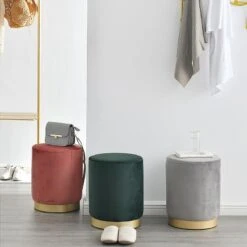 Valeria Footstool, Velvet(Valeria Footstool Velvet)