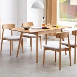 Delicia Extendable Dining Table, Ash(Delicia Extendable Dining Table Ash) -Weilai Concept vandemark extendable dining table ash weilai concept weilai concept 3