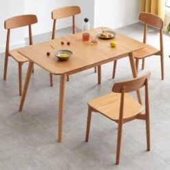 Delicia Extendable Dining Table, Ash(Delicia Extendable Dining Table Ash) -Weilai Concept vandemark extendable dining table ash weilai concept weilai concept 4